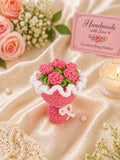 💍Crochet Ring Holder (Pink)